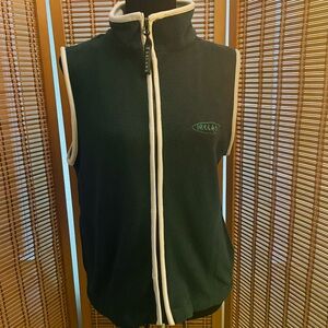 Green Fleece Sleeveless Unisex Vest with “Ireland” emblazoned on the chest